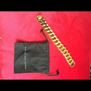 MARC JACOBS Gold Chain Link Bracelet